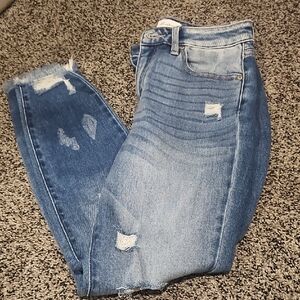 Kan Can Distressed Blue Jeans